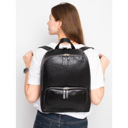 Женский кожаный рюкзак Vicenza Premium black (арт. 
3105-51)