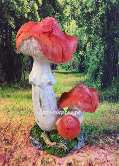 Три красных 23*12см   0,4кг   полистоун Россия 988//012303