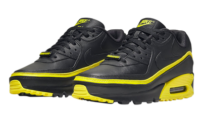 Nike Air Max 90 Black (Черные с желтым)