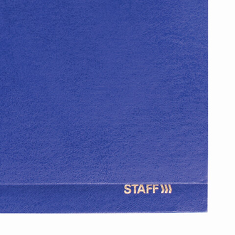 Планинг настольный недатированный (285х112 мм) STAFF, твердая обложка бумвинил, 64 л., темно-синий, 127057