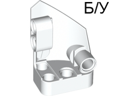 ! Б/У - Technic, Panel Fairing # 1 Small Smooth Short, Side A, White (87080 / 4558878) - Б/У