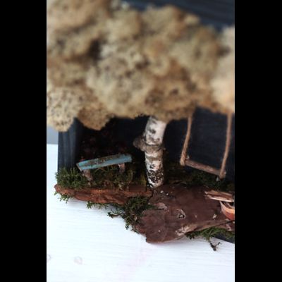 Новогодняя эко-картина № 1179