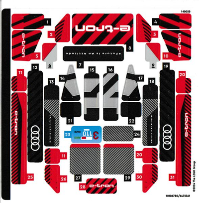 Sticker Sheet for Set 76921 -  10106780/6472361 , n/a (76921stk01)