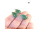 Авантюрин натуральный (кабошон): зеленый №5-3: комплект 4,8г - 19*14*5мм + 2шт 18*13*5мм