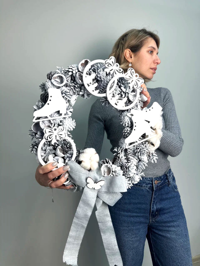 Новогодний венок № 1183