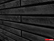 Плитка "ЛОНГБРИК",  цв.Темно-серый, бетон, уп.0,6м2(26шт)(20,3кг)(42уп)