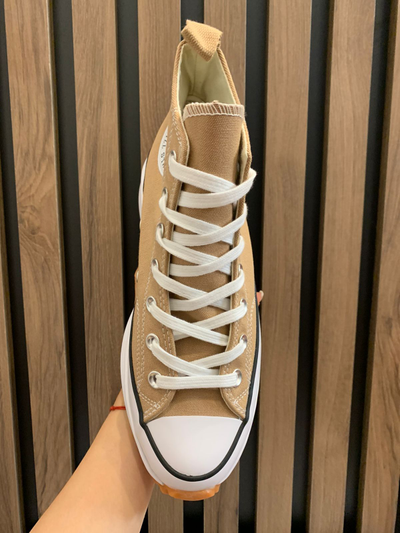 Кеды Converse Run Star Hike Platform Seasonal Color бежевые высокие на платформе официальный сайт