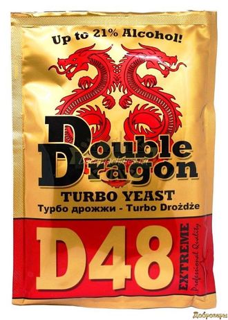 Турбо дрожжи Double Dragon D48 Extreme (132 гр)