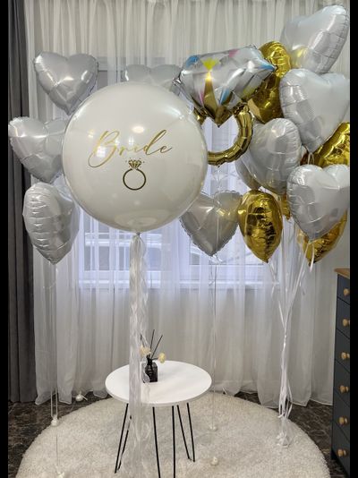 Набор шаров Белый блеск