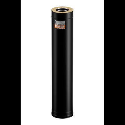 Сэндвич 1 м (430/0,8 мм + нерж / эмаль /600° черная) D 150х210