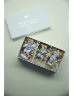 Комплект ёлочных игрушек "Тигрята"