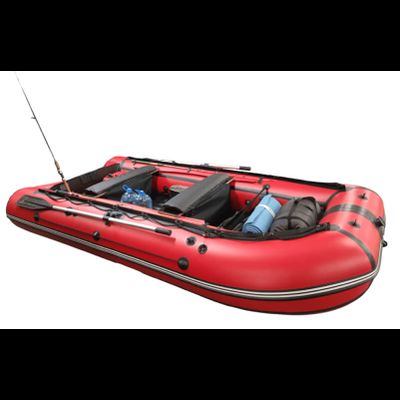 Моторная лодка ДИКИЙ 380 НДНД красный