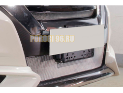 Защита радиатора Nissan Serena 2016-2019 chrome верх