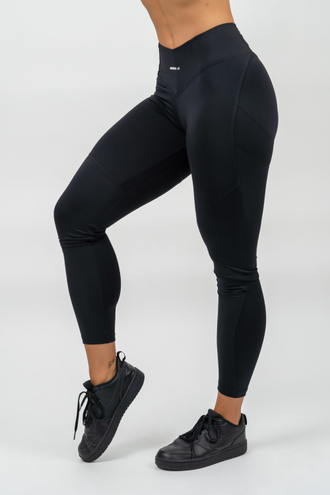 леггинсы HIGH WAISTED SHAPING LEGGINGS GLUTE PUMP 247 черные