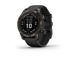 Garmin Fenix 7 Pro 47mm Solar Sapphire Titanium Carbon Gray DLC with Black Band (010-02777-10 / 010-02777-11 / 010-02777-54)