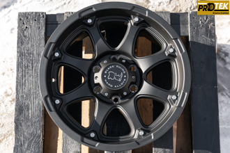 Комплект дисков R17 9,0J ET+12 6*139,7 Black Rhino Glamis Черный матовый (R696)