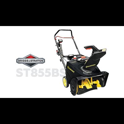 Снегоотбрасыватель  CHAMPION ST855BS (250сс B&amp;S1150 9лс 55см без привода эл.старт 46кг)