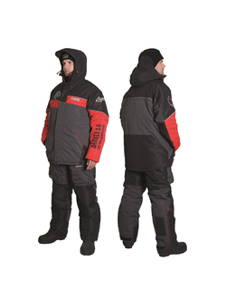 Костюм зимний Alaskan Dakota 2.0 красный/серый/черный 2XL  (куртка+полукомбинезон)