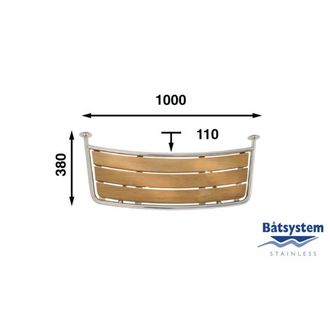 Транцевая площадка Batsystem PT10035 1000 x 380 мм, 9519037408