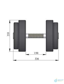 Гантель профессиональная 35 кг
