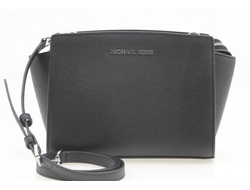 Сумка Michael Kors Аутлет Messenger Saffian (серая)