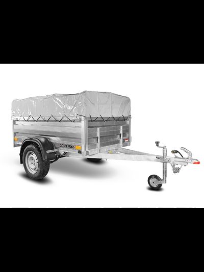 Прицеп «Спутник PRO» (1900x1200x480) увеличенный борт, оцинкованная рама, с силовым подрамником