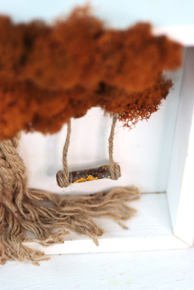 Новогодняя эко-картина № 1181