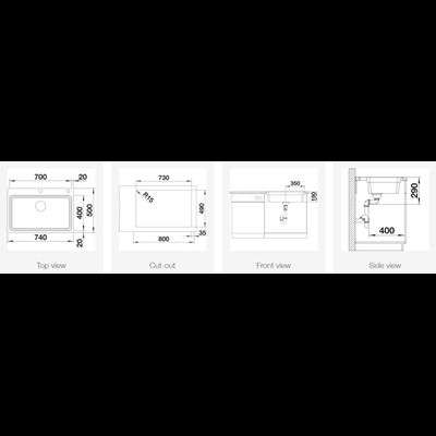 Мойка Blanco ETAGON 700-IF/A
