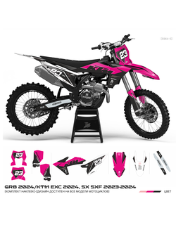 KTM EXC 2024 SX SXF 2024 2024 наклейки купить графика мотоцикл мотопленка заказать