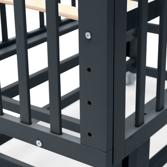 Детская кроватка Agex Lira (маятник продольный) Графит