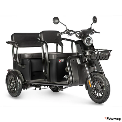 Электротрицикл Wanshida LC300 60V 1000Вт черный