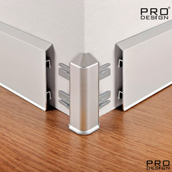 Алюминиевый плинтус под скрытые двери