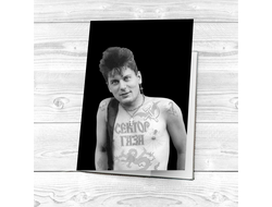 Обложка Сектор Газа, Юрий Хой на паспорт №9