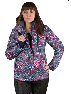 Горнолыжная женская зимняя куртка КСК-10, размеры 42,44,46,48,50,52,54