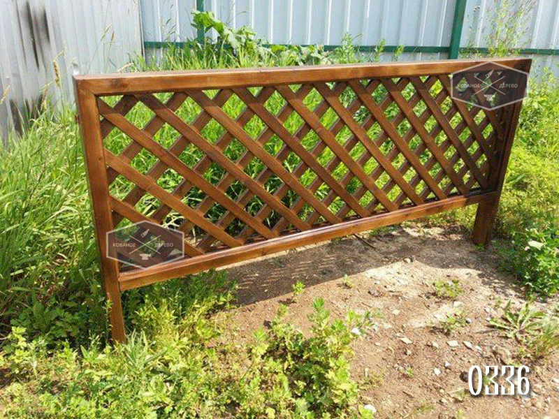 Садовая деревянная шпалера ширма для вьющихся растений