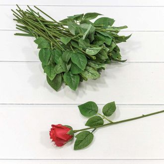 Стебель для розы с листьями 34см упак. 10шт