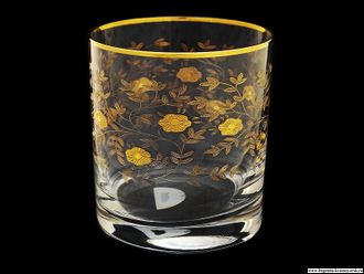 стаканы 280мл для виски "Золотые цветы" 6шт
