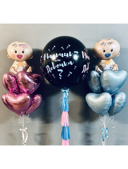 НАБОР ШАРОВ С ГЕЛИЕМ "ГЕНДЕРПАТИ №5"