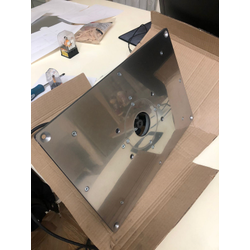 Пластина под Makita  RP1110C для установки фрезера в стол 350*250 мм.