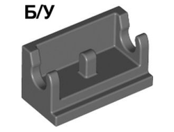 ! Б/У - Hinge Brick 1 x 2 Base, Dark Bluish Gray (3937 / 4211066) - Б/У