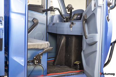 Грузовой электротрицикл Rutrike КАРГО Кабина обогрев 1500 60V1000W синий