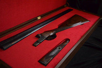 Кейс - шкатулка для ружья. Изготовлено по макету заказчика.