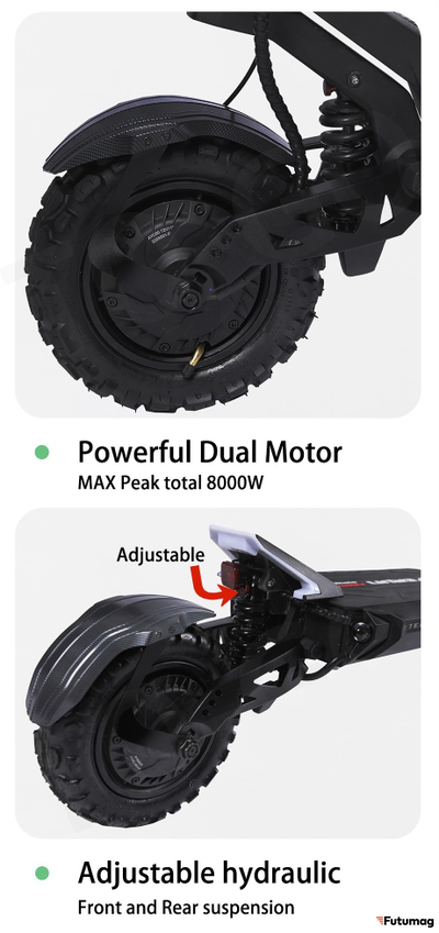 ЭЛЕКТРОСАМОКАТ DUALTRON Teverun Blade Fighter Supreme
