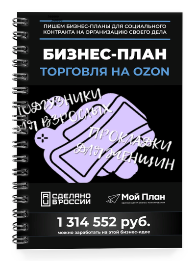 Бизнес-план: Торговля на OZON. Товар: Прокладки; Подгузники. Форма: ИП.