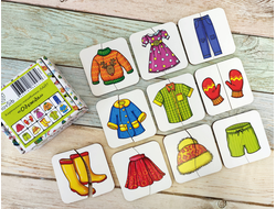 Картинки-половинки ЛАЙТ "Одежда"