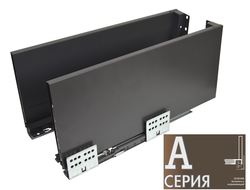 Комплект ящика серии A, 199х450мм, АНТРАЦИТ, Soft-Close,  (690-19945-09)  TALISMAN *