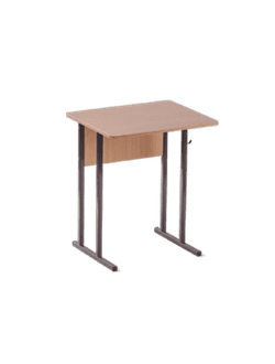 Стол ученический 1-местный нерегулируемый на квадратной трубе