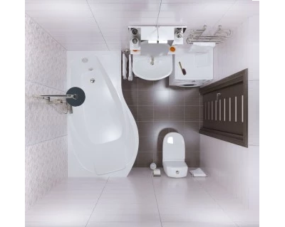 Акриловая ванна Triton Мишель Правая,180х96x64 см