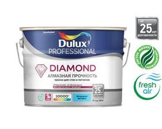 Dulux Trade Diamond Matt краска водно-дисперсионная повышенной износостойкости для стен и потолков матовая