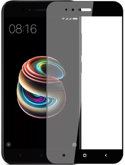 Защитное стекло Perfeo для Xiaomi Mi 5X (черная рамка)
